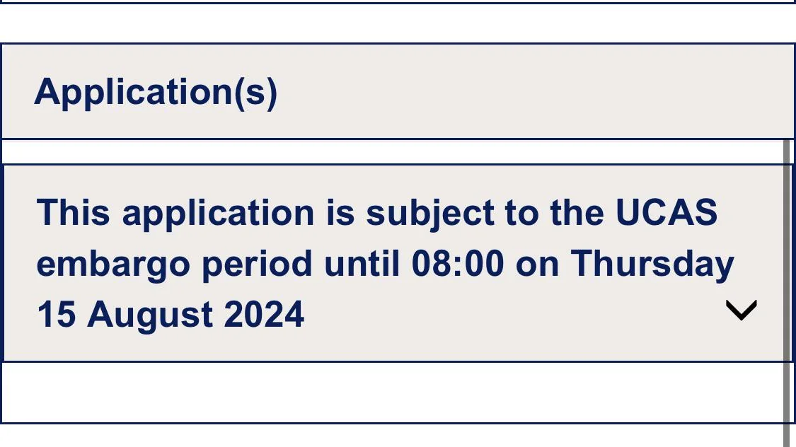 What Is UCAS Embargo